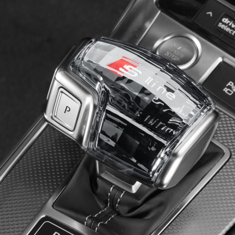 Adecuado para audi crystal gear A4L/A5/A6L/A7/Q5L/Q7 accesorios de modificación interior del coche cabeza del engranaje