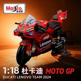 美驰图1:18杜卡迪2024摩托GP仿真合金车模金属汽车模型批发玩具男