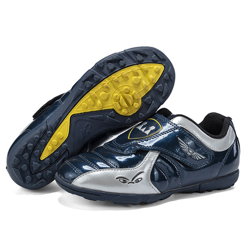 Spring and Autumn New Men's and Women's Football Shoes Outdoor Competition Grass Training Sports Shoes Broken Spike Velcro Running Shoes