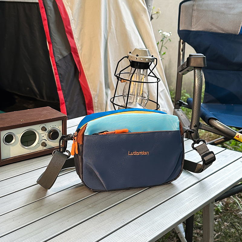 Dopamina color contraste mochila ligera al aire libre viaje bebé bolso de cambio nuevo niño mochila de moda