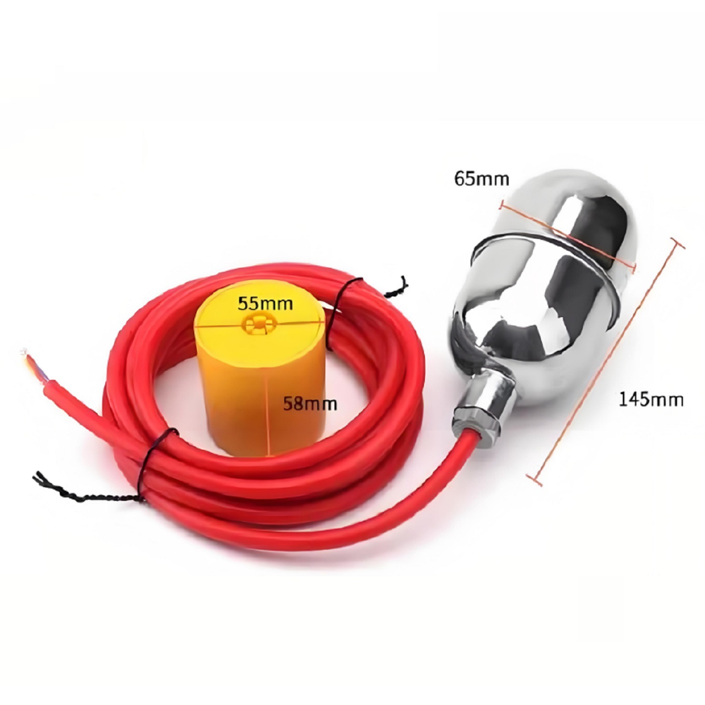 单点控制浮球液位开关含8米电缆线 型号HG055-FL库号M368837