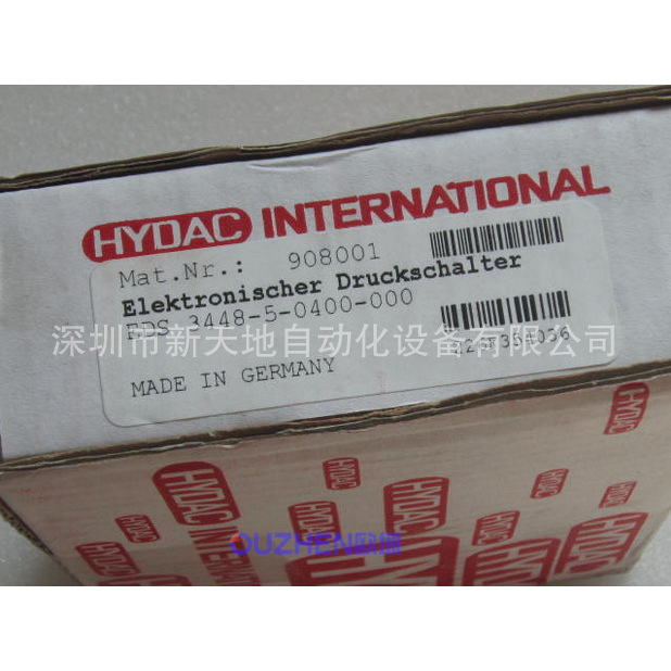 HYDAC传感器EDS 3448-5-0400-000原装现货议价