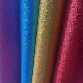 现货供应无纺布格丽特金葱闪粉亮片彩色撒金面料装饰服饰鞋材皮料