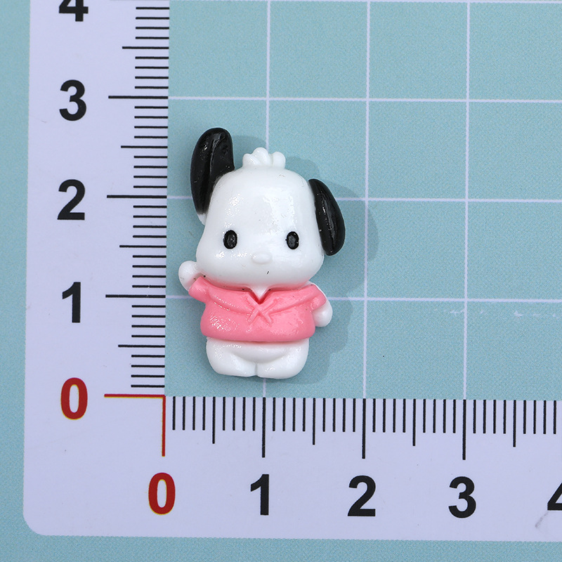 Caricatura Pacha Rana serie de accesorios de resina animal diy pegamento de crema caja de teléfono móvil joyas para el cabello parche pequeño