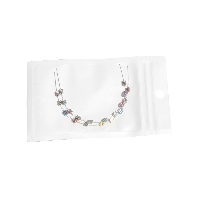 Brackets dentales de moda transfronterizos, coloridos, decorativos, con ganchos, sin ganchos, gama completa de colores