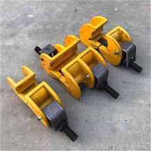 供应铁路器材断轨急救器 断裂铁轨连接加进装置 钢轨无孔夹紧装置