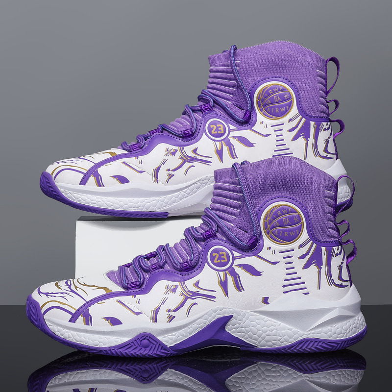 Zapatos de baloncesto casuales de primavera de alto impacto transfronterizo de alto impacto zapatos deportivos de hombre zapatos de corredor de palomitas de maíz
