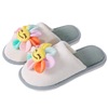 Cartoon demi-season keep warm non-slip slippers solar-powered for beloved platform indoor, 2023