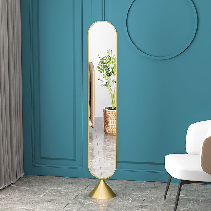 北欧全身镜子简约落地镜家用卧室客厅角落穿衣镜少女试衣镜