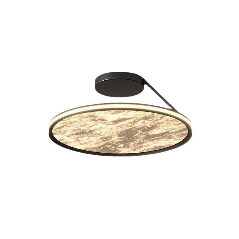 [Selección estricta] lámpara de techo italiana minimalista lujosa ligera de alto nivel de espectro completo protección de ojos redonda nubes alumbrado de estudio