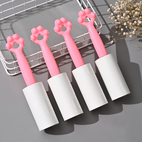 Cat claw hair remover disposable sticky dust paper clothing roller dust removal roll pet hair remover sticky brush wholesale
