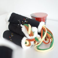 Insホットモデル韓国紫菜包飯チベット食かわいい犬玩具ペットチベット食玩具