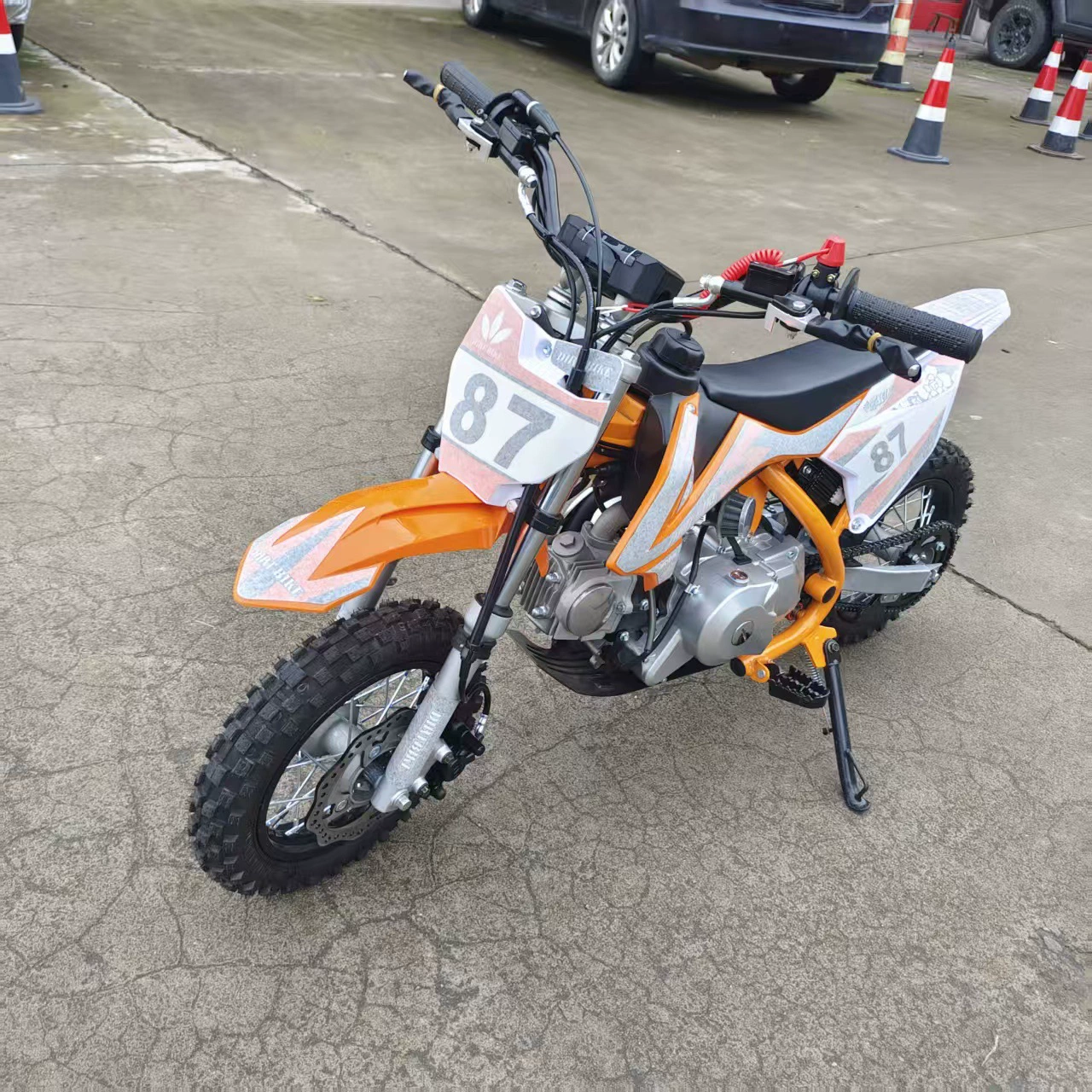 110CC двигатель мини мотоцикл гонки K1 внедорожник all-terrain внедорожный двухколёсный детский пляжный транспорт