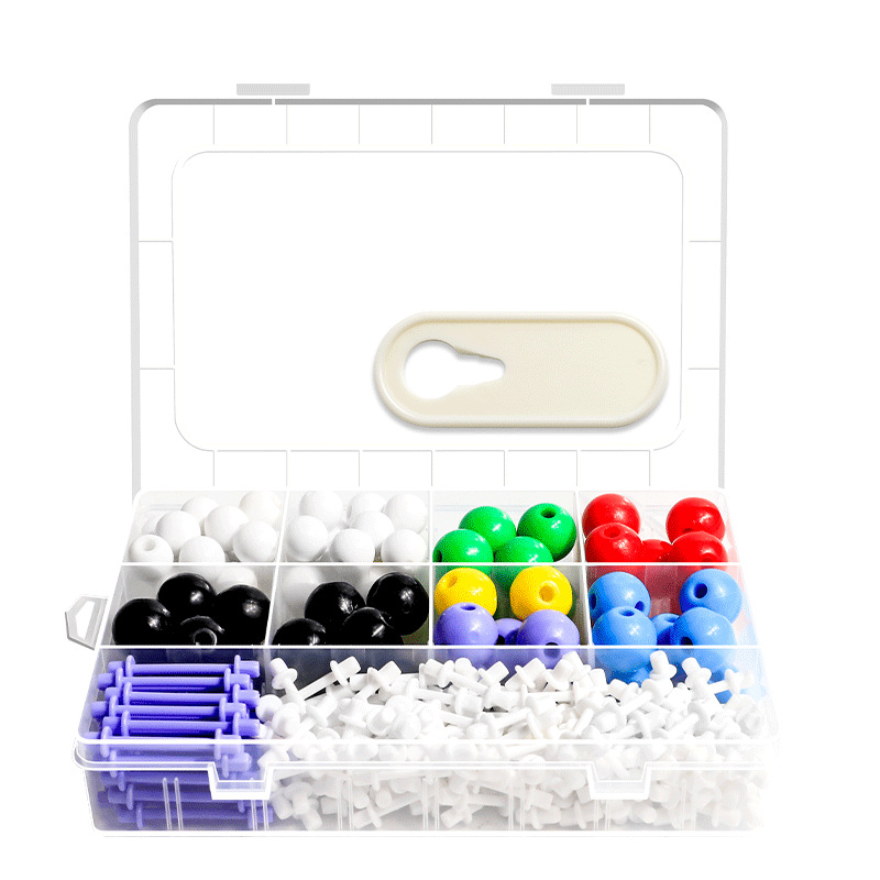 Modelo de estructura molecular de química orgánica en la escuela secundaria y secundaria modelo de proporción de palo modelo de palo equipo experimental