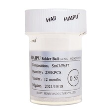 㽺� Sn63Pb67 ���UBGA �a�� 0.55mm 250K ��ӷ��b���� Դ�^����