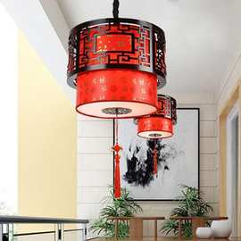 中式灯笼大红中国风餐厅火锅店过道阳台别墅大门乔迁仿古宫灯吊灯
