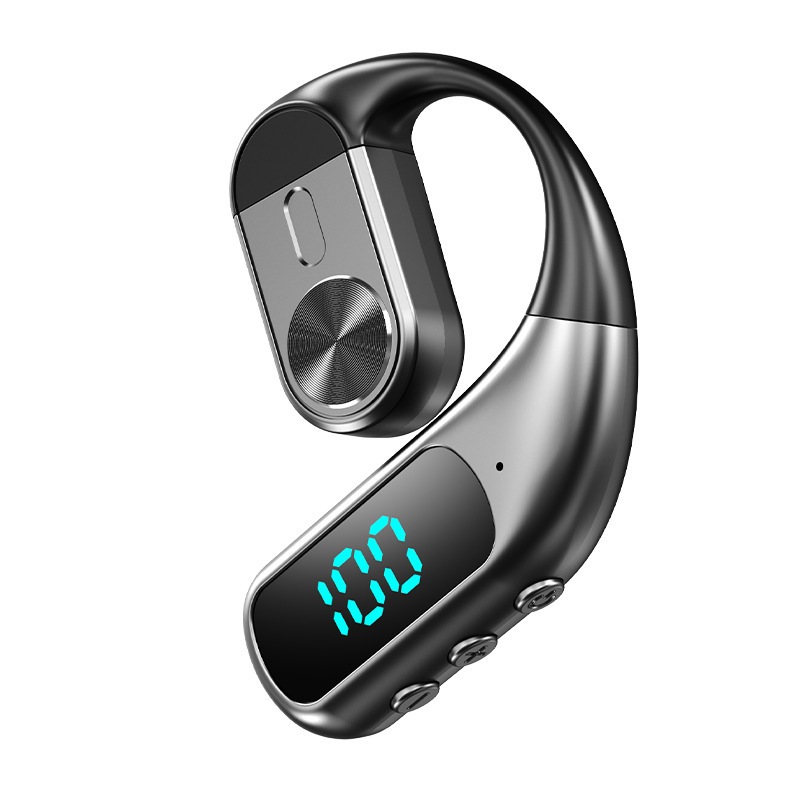 Cross-Border K1 New Bluetooth Earphones, Left and Right Ear Wear, Rotating, Wireless, Sports, Open-Ear Design, Non-In-Ear, Noise Reduction