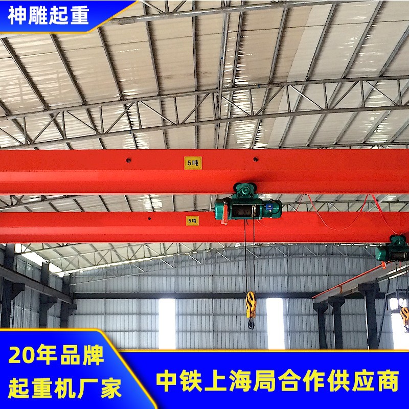 神雕定制厂房起吊设备ld电动单梁5t天行车嘉兴起重机航吊车