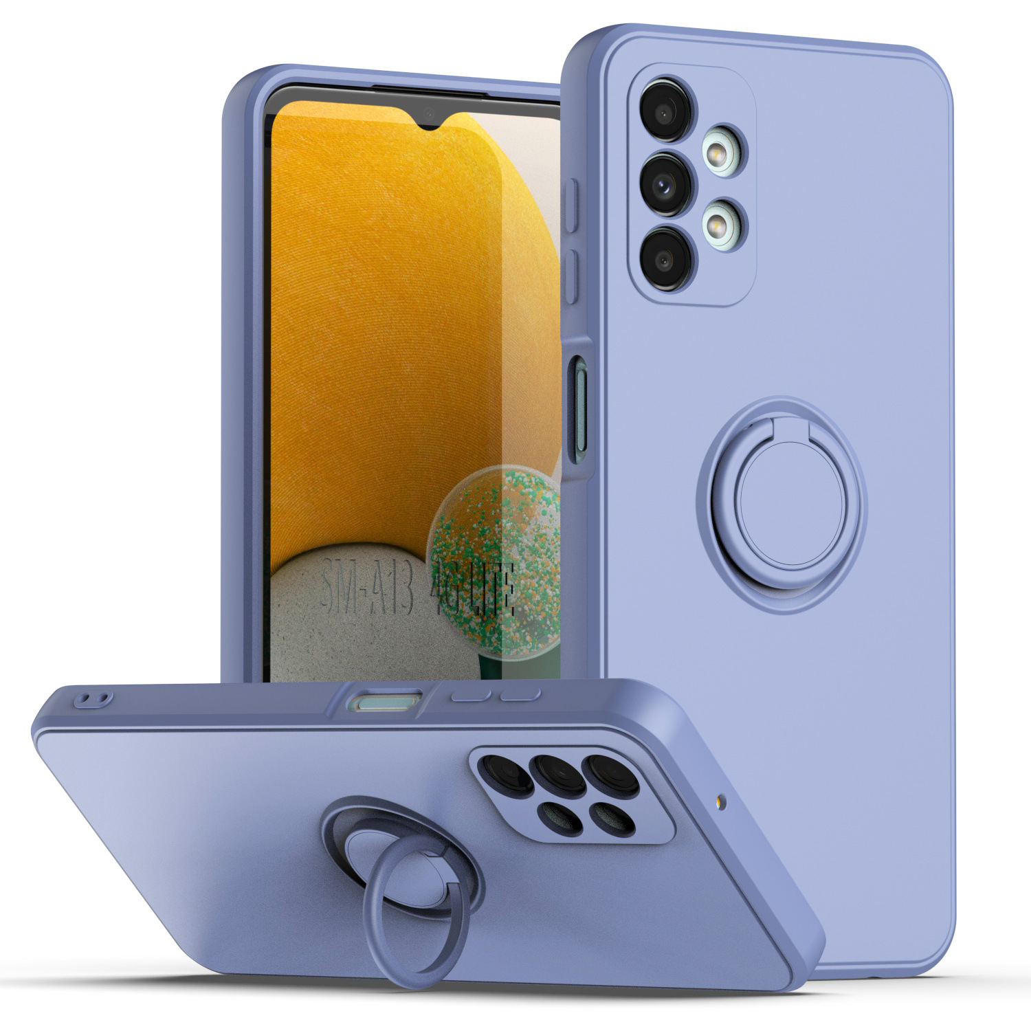 Funda para teléfono móvil Samsung A57, soporte líquido para A56, soporte magnético para coche A22, soporte de anillo A72, funda protectora suave A06 para A54