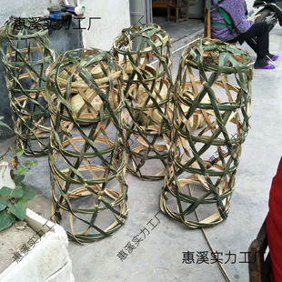 Handmade Large Bamboo Cage for Lion Dance Props Decoration Bamboo Weaving Decoration Props
