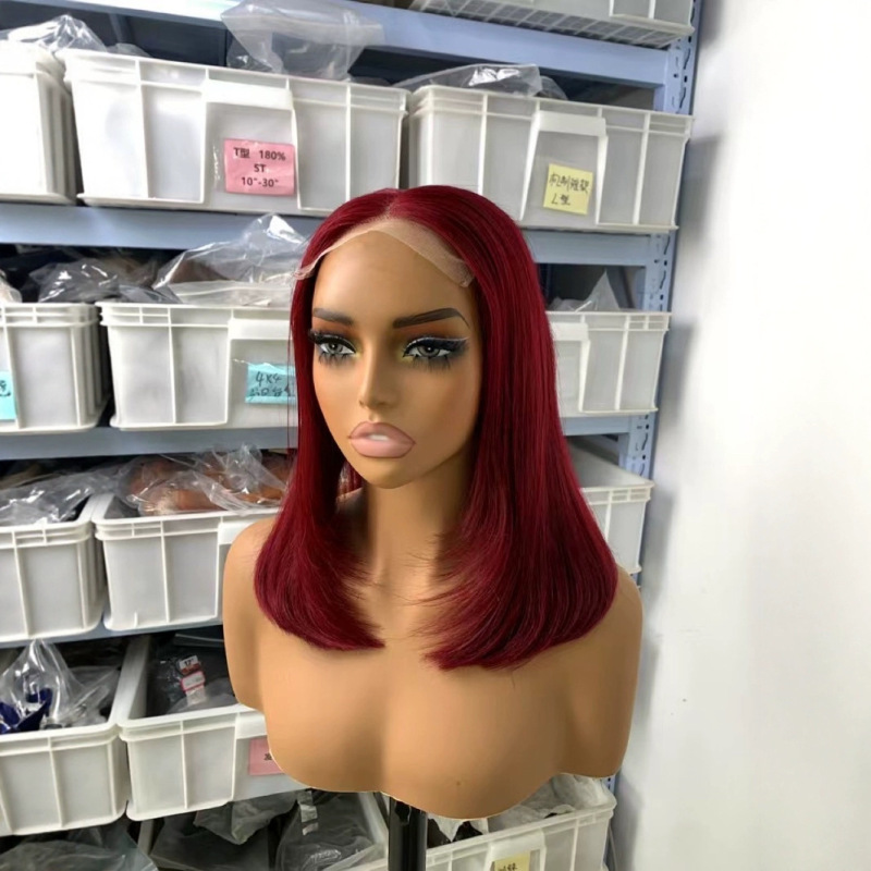 5X5Kim Closure Bob Wig Human Hair Wig Butterfly Bob Wig