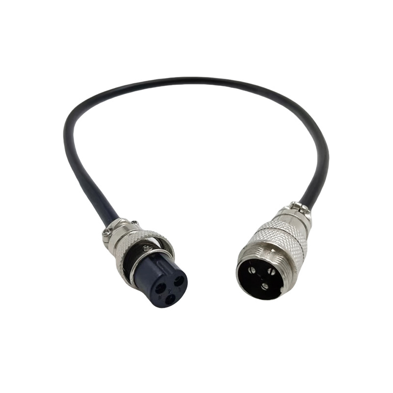 GX16 항공 플러그 라인 남성과 여성 배선 2 3 5 7 8 10 4 코어 연장 라인 용접 와이어 하네스 처리