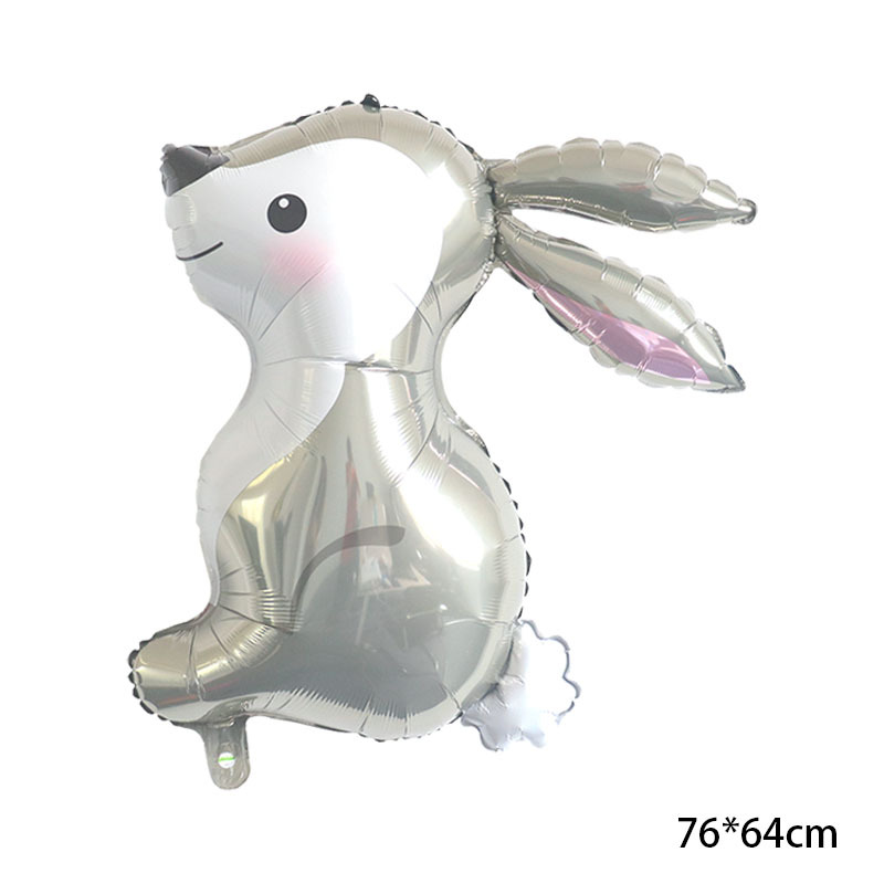 Easter Rabbit Aluminum Film Party Balloons 1 Piece display picture 4
