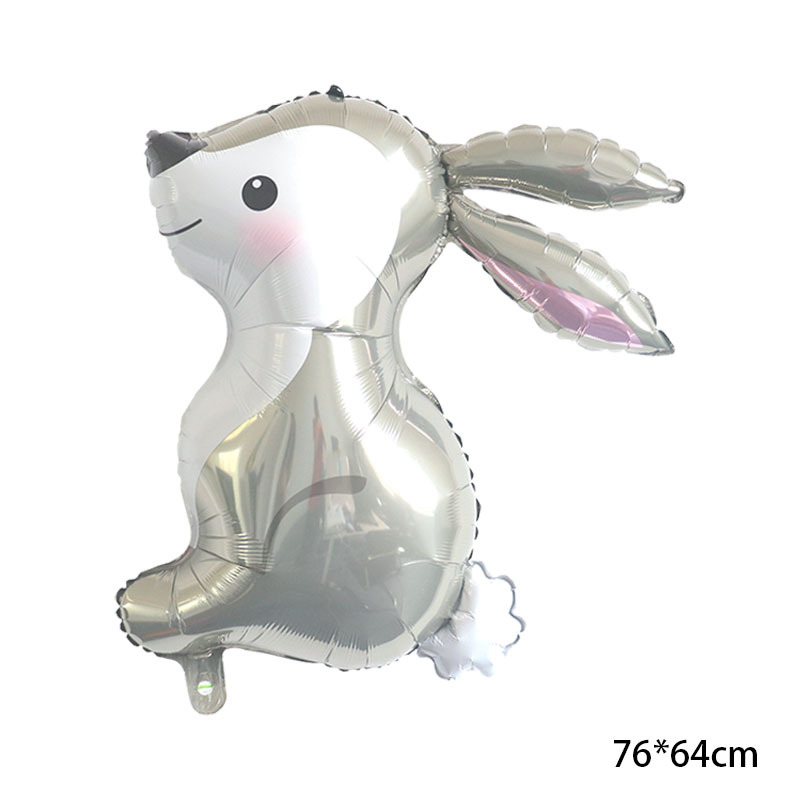 Pascua De Resurrección Conejo Película De Aluminio Fiesta Globos 1 Pieza display picture 4