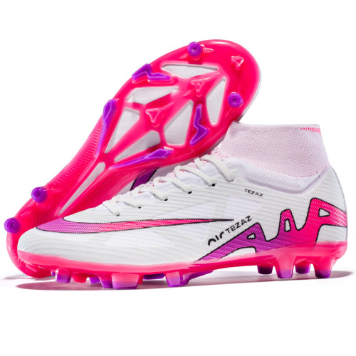 Cross-border trade new style high-top football shoes long nails football shoes TF broken nails training shoes football falcon men's