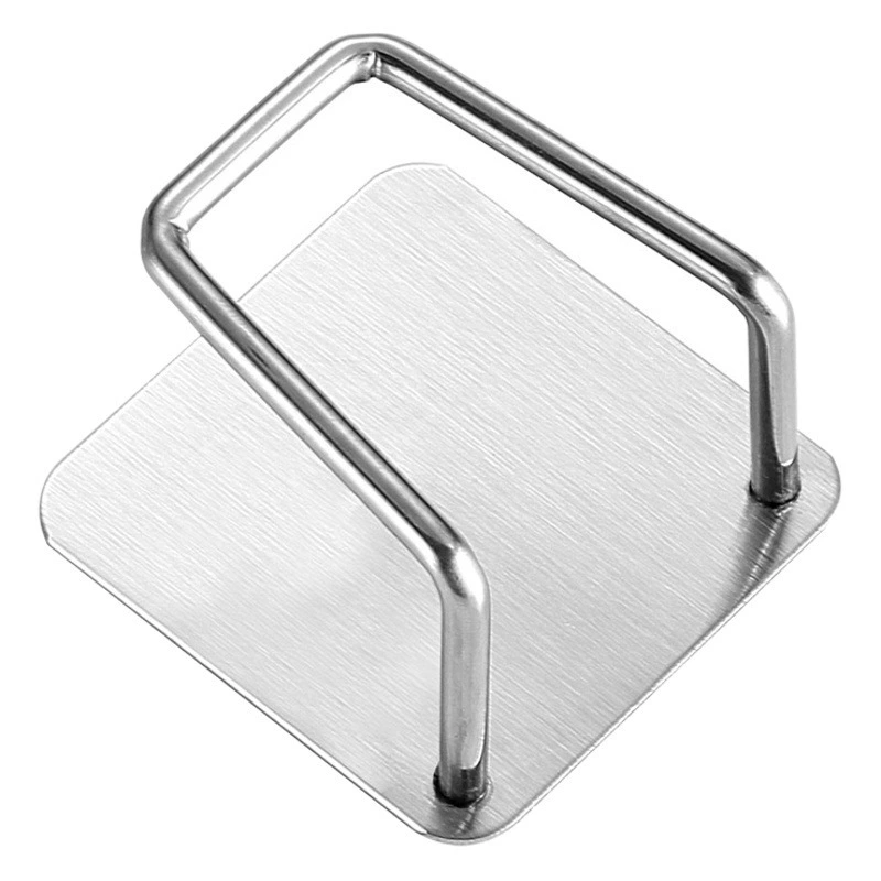 Сливная стойка для губки из нержавеющей стали без перфорации, кухонная специальная встроенная стальная шариковая крышка для хранения, настенная стойка для хранения