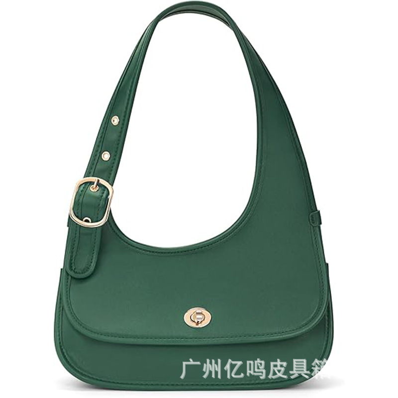 Women's Shoulder Bag Purse Handbag Fashion Cute Hobo Tote Bag Vegan Leather Crescent Moon Shape Half Moon Bag