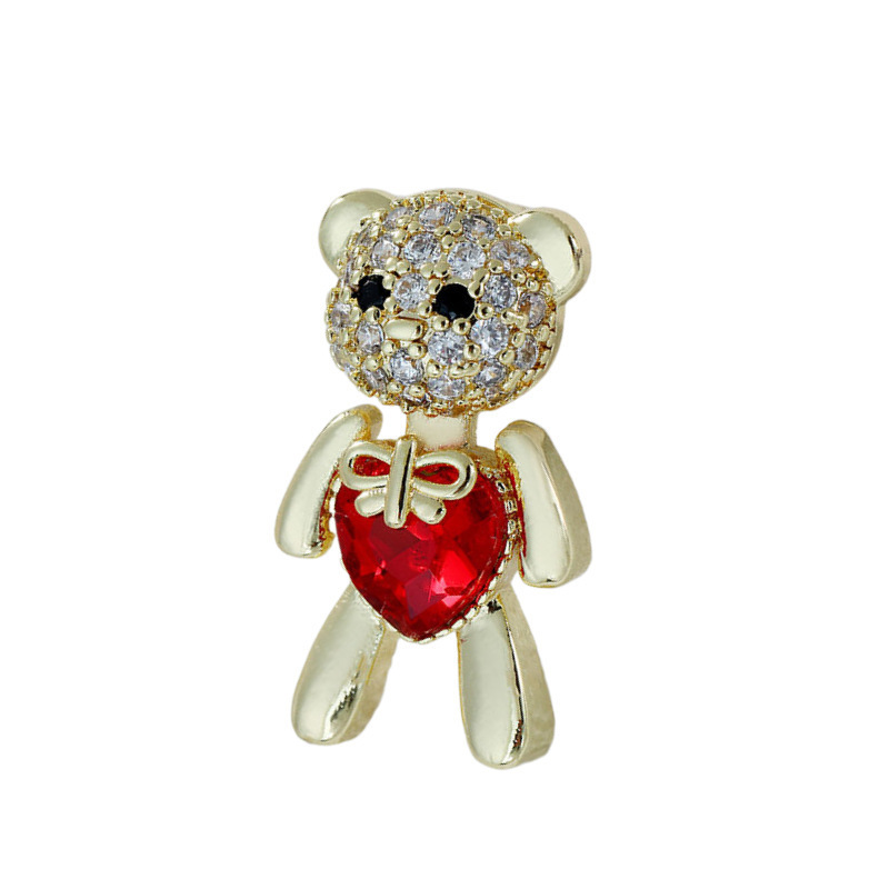 Joyas transfronterizas colgante de rubí esmeralda ligero de lujo accesorios de acero de titanio collar no decolor cadena clavícula