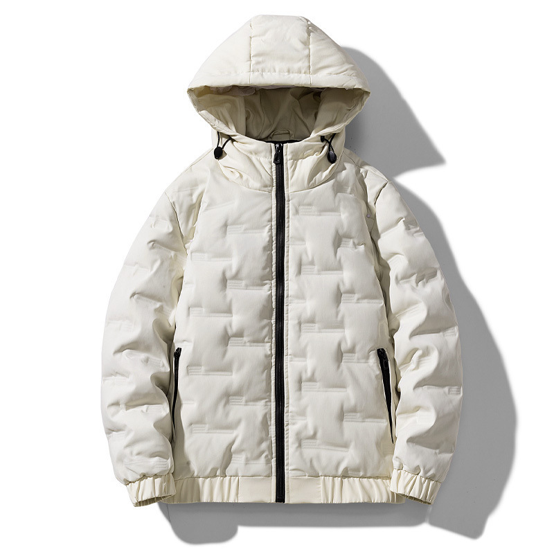 Windproof and Cold-Proof down Jacket 2025 Autumn and Winter New Thickeneded Jacket Simple Hooded Casual Commuter Jacket for Men