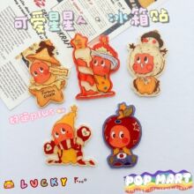 可爱Q萌星星人冰箱贴ins磁性磁吸磁铁爆款留言贴学生装饰家居礼物