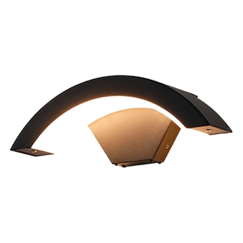 Lámpara de pared al aire libre impermeable al aire libre patio inducción balcón pared exterior escaleras pasillo puerta Super brillante iluminación LED lámpara de pared