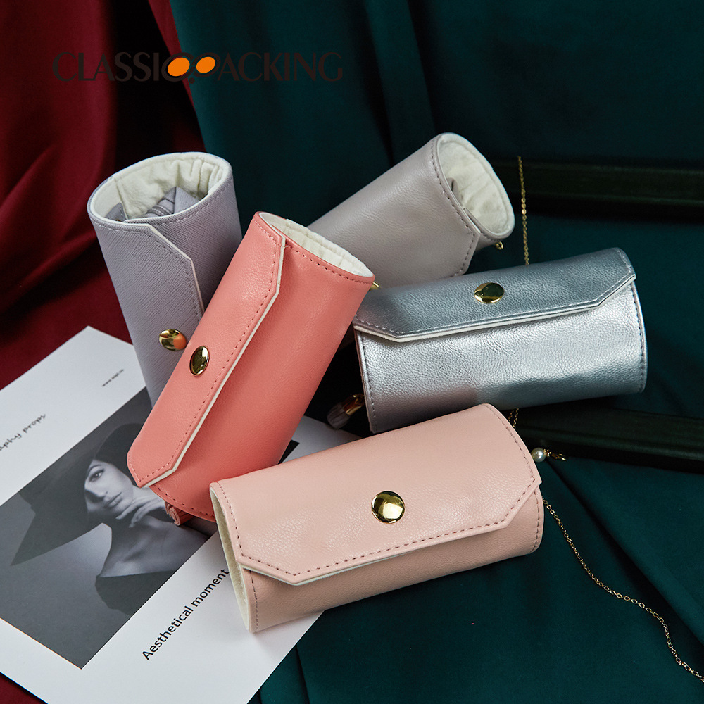 Joyería al por mayor de fábrica, material de collar de prepucio, bolsa de franela, almacenamiento de joyería simple y portátil, gran capacidad