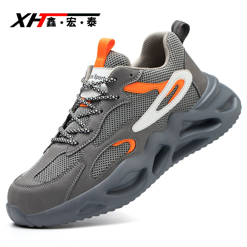 劳保鞋男女四季款钢包头防砸防穿刺轻便耐磨底安全工作老保鞋跨境