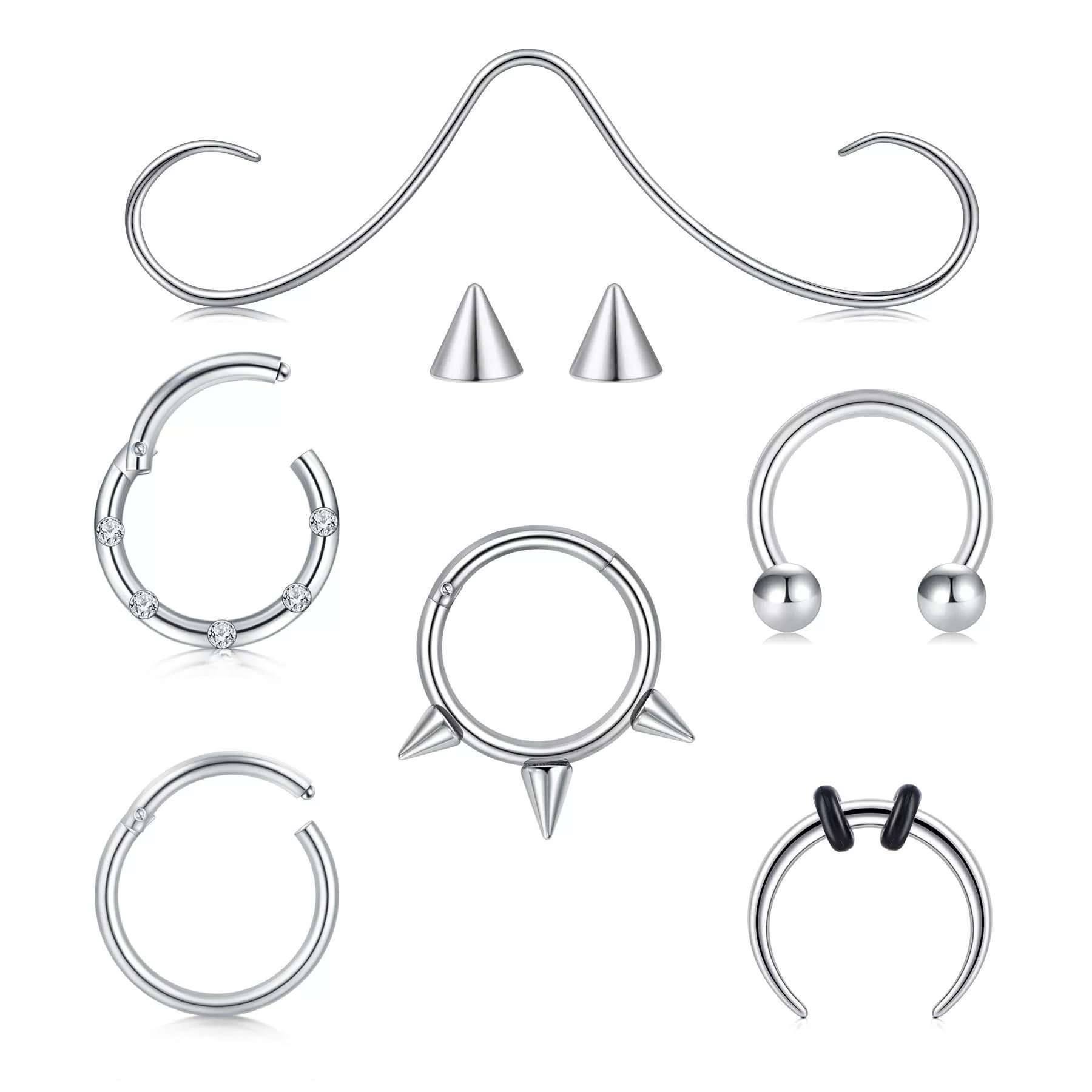 (Cross-border trading), nose piercing stainless steel, Aliexpress, Amazon