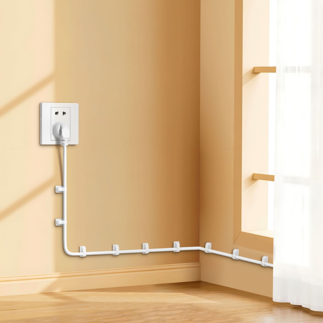 免钉墙理线器固定网线免钉孔电线夹子卡扣自粘电线理线器墙面收纳