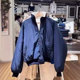 BM风冬季高品质双面棉服bm面包服加厚两面穿高腰短款外套上衣女潮