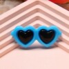 Small realistic sunglasses, resin heart shaped, plush glasses, doll with accessories, accessory, handmade, pet