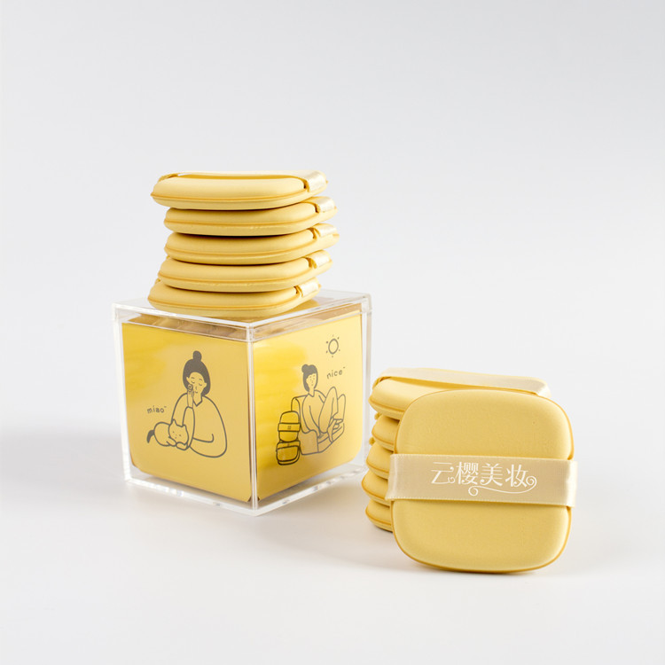 Butter Biscuit Super Soft Air Cushion Puff Liquid Foundation Makeup Tool Live Broadcast with Popular Cream Double-Sided Guo Niu