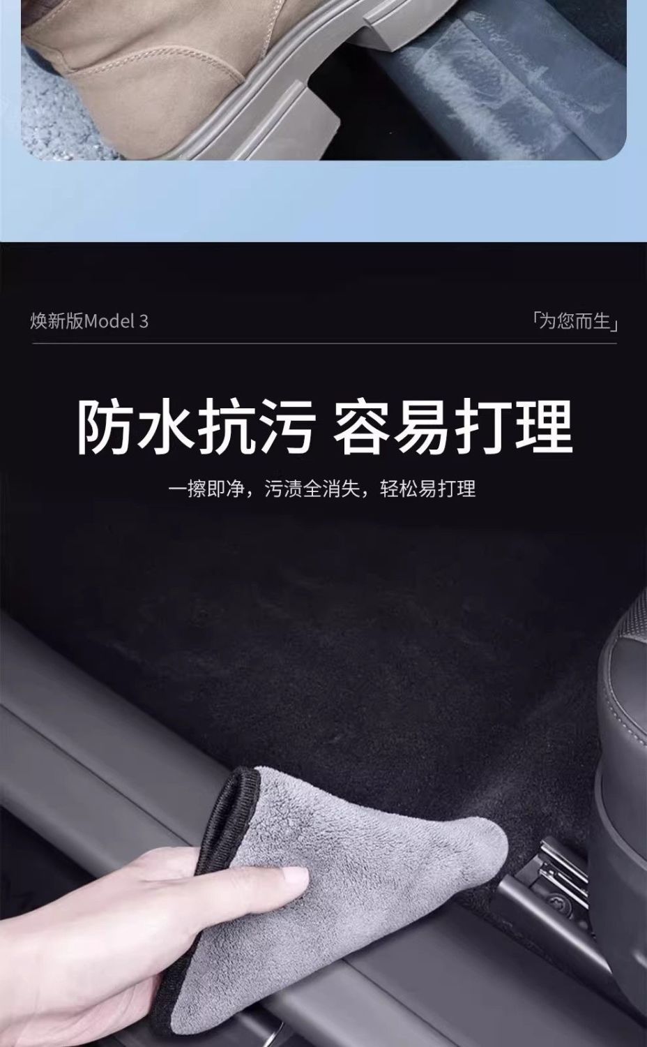 Suitable for Tesla Front and Rear Door Sill Strips, New Version Model 3 Laser-Carved Carbon Pattern Welcome Pedal Protection Plate Accessories