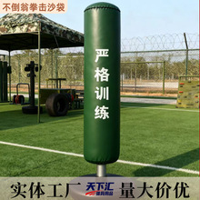 跆拳道不倒翁沙袋散打武术训练立式拳击柱打拳训练分体式人形沙袋