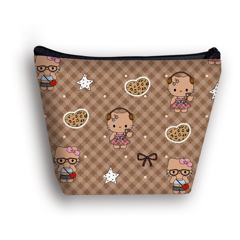 黑皮HelloKitty化妆包印花儿童洗漱包旅行女生简约收纳包包包批发|undefined