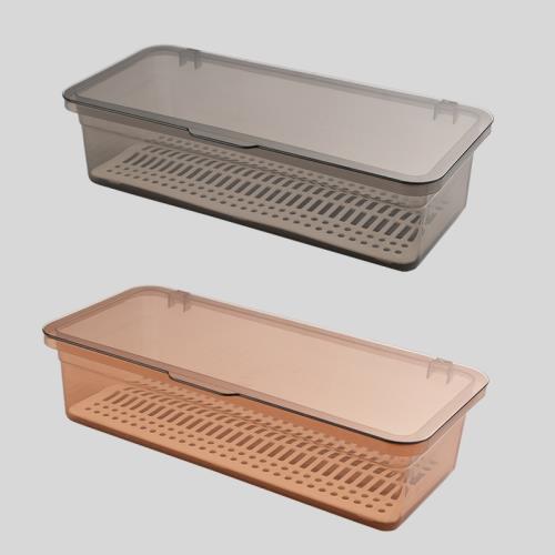 Caja de palillos casera con cubierta de palillos cuchara caja de almacenamiento cesta de palillos cocina comedor a prueba de polvo drenaje drenaje rápido secado