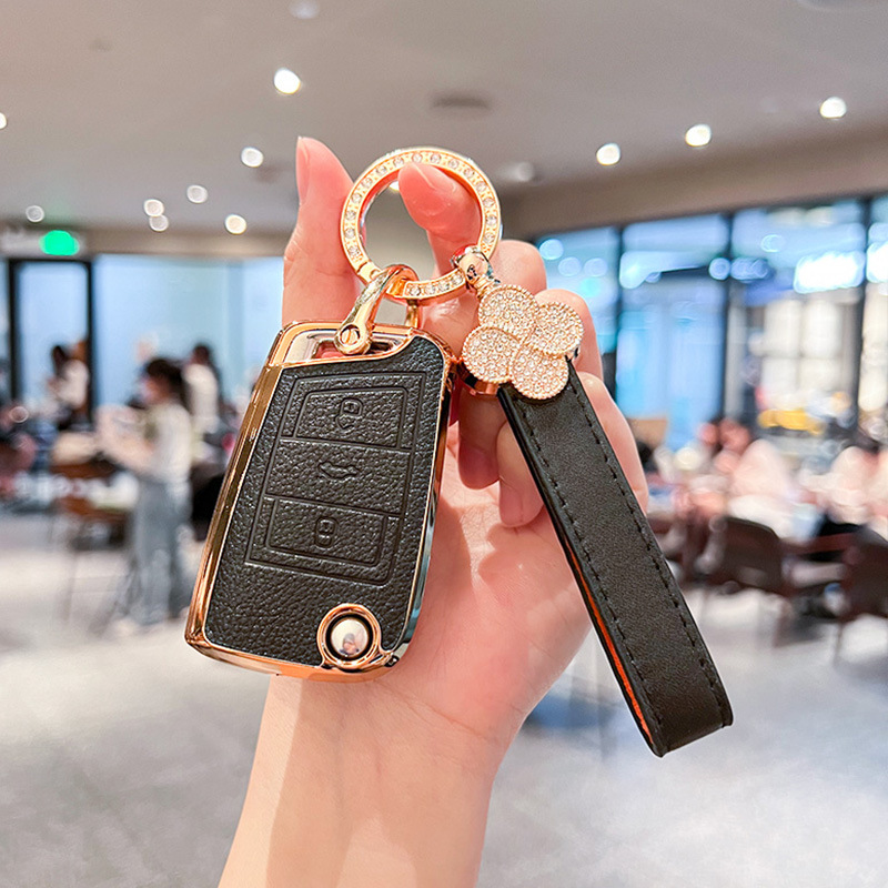 접이식 B 스타일 [비즈니스 블랙] 싱글백 + 다이아몬드 네잎 클로버 버클