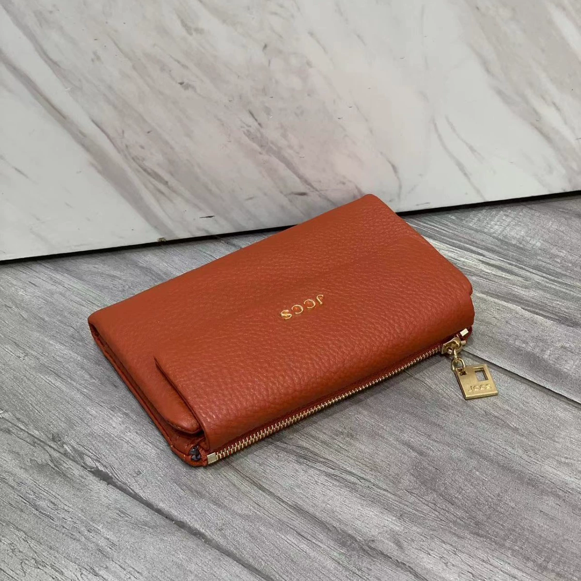  Folding universal leather wallet for men and women, genuine leather