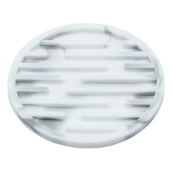 Striped coaster marble color 10*0.5cm