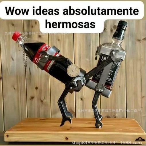 독특한 금속 와인랙-C